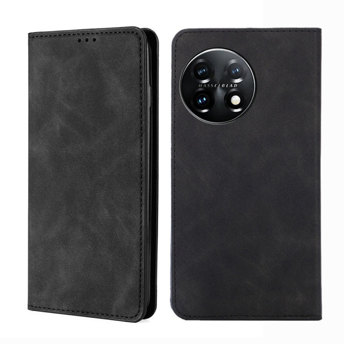 Estuche para teléfono de cuero con tapa horizontal magnética con sensación de piel, For TCL 40 SE, For TCL 405 / 406 / 408, For vivo S16 / S16 Pro, For vivo Y02 4G, For Fujitsu Arrows N F-51C, For Xiaomi Redmi K60E, For Xiaomi Redmi K60 / K60 Pro      ...