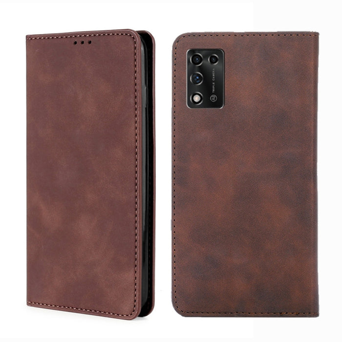 Estuche para teléfono de cuero con tapa horizontal magnética con sensación de piel, For TCL 40 SE, For TCL 405 / 406 / 408, For vivo S16 / S16 Pro, For vivo Y02 4G, For Fujitsu Arrows N F-51C, For Xiaomi Redmi K60E, For Xiaomi Redmi K60 / K60 Pro      ...