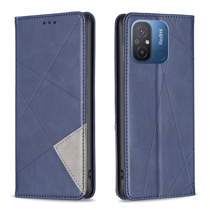 Estuche para teléfono de cuero magnético invisible prismático, For vivo Y02 4G, For Xiaomi Redmi 12C, For Xiaomi Redmi K60 / K60 Pro, For Xiaomi Redmi Note 12 Pro+ Global, For Xiaomi Redmi Note 12 Pro 5G Global, For Xiaomi Redmi Note 12 Global