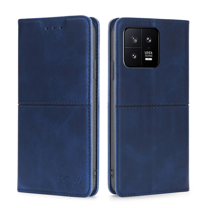 Estuche para teléfono de cuero con tapa horizontal magnética con textura de vaca, For Xiaomi 13, For Xiaomi 13 Pro, For Honor 80 SE, For Google Pixel 7a