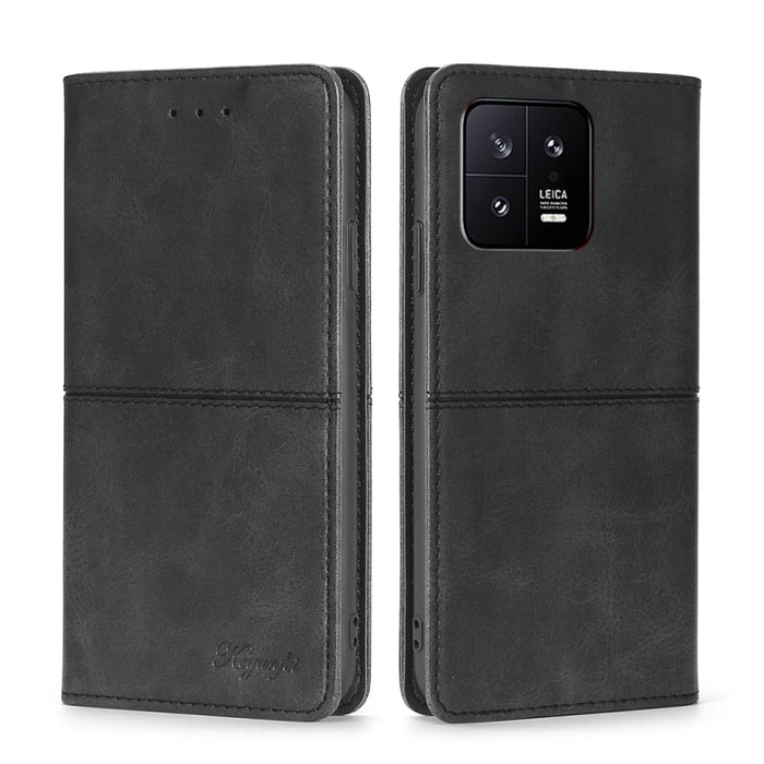 Estuche para teléfono de cuero con tapa horizontal magnética con textura de vaca, For Xiaomi 13, For Xiaomi 13 Pro, For Honor 80 SE, For Google Pixel 7a