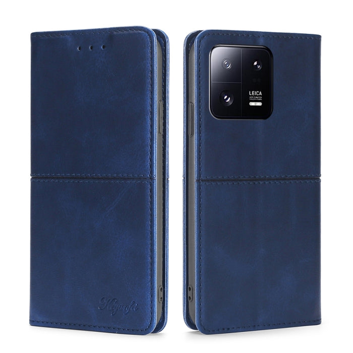 Estuche para teléfono de cuero con tapa horizontal magnética con textura de vaca, For Xiaomi 13, For Xiaomi 13 Pro, For Honor 80 SE, For Google Pixel 7a