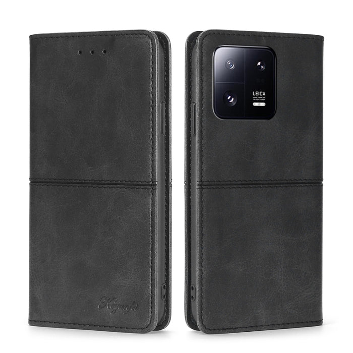 Estuche para teléfono de cuero con tapa horizontal magnética con textura de vaca, For Xiaomi 13, For Xiaomi 13 Pro, For Honor 80 SE, For Google Pixel 7a