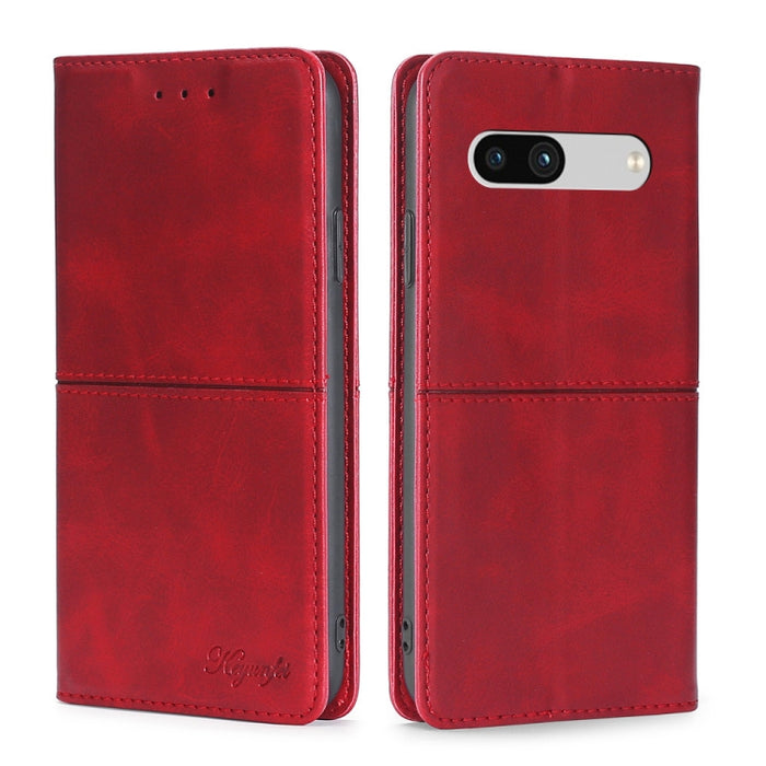 Estuche para teléfono de cuero con tapa horizontal magnética con textura de vaca, For Xiaomi 13, For Xiaomi 13 Pro, For Honor 80 SE, For Google Pixel 7a