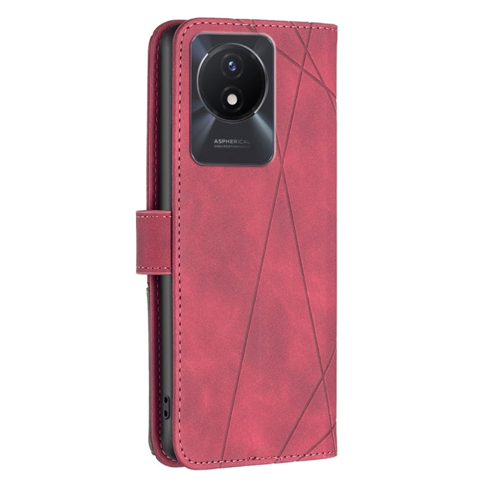 Caja de teléfono de cuero con textura de rombos con hebilla magnética, For vivo Y02 4G, For Xiaomi Redmi 12C, For Xiaomi Redmi K60 / K60 Pro, For Xiaomi Redmi Note 12 Pro+ Global, For Xiaomi Redmi Note 12 Pro 5G Global, For Xiaomi Redmi Note 12 Global