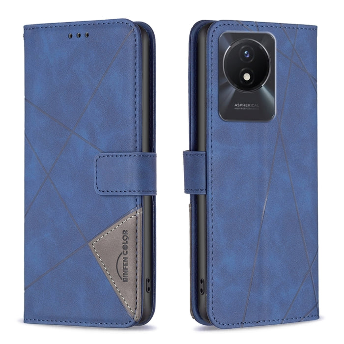 Caja de teléfono de cuero con textura de rombos con hebilla magnética, For vivo Y02 4G, For Xiaomi Redmi 12C, For Xiaomi Redmi K60 / K60 Pro, For Xiaomi Redmi Note 12 Pro+ Global, For Xiaomi Redmi Note 12 Pro 5G Global, For Xiaomi Redmi Note 12 Global