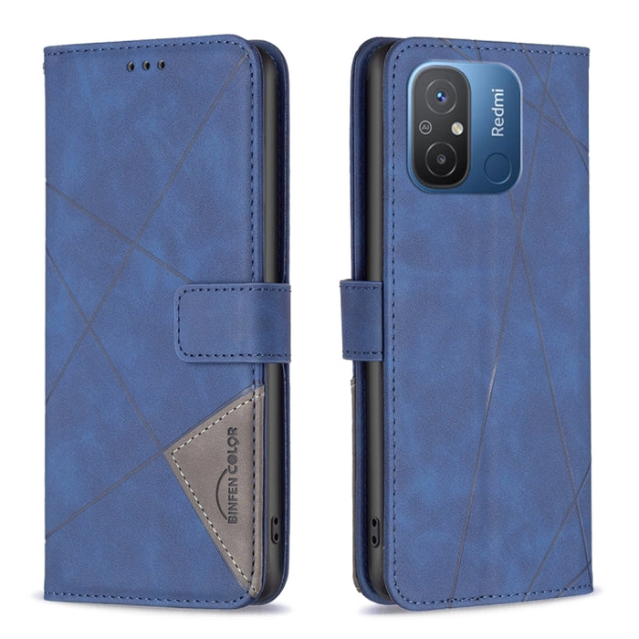 Caja de teléfono de cuero con textura de rombos con hebilla magnética, For vivo Y02 4G, For Xiaomi Redmi 12C, For Xiaomi Redmi K60 / K60 Pro, For Xiaomi Redmi Note 12 Pro+ Global, For Xiaomi Redmi Note 12 Pro 5G Global, For Xiaomi Redmi Note 12 Global