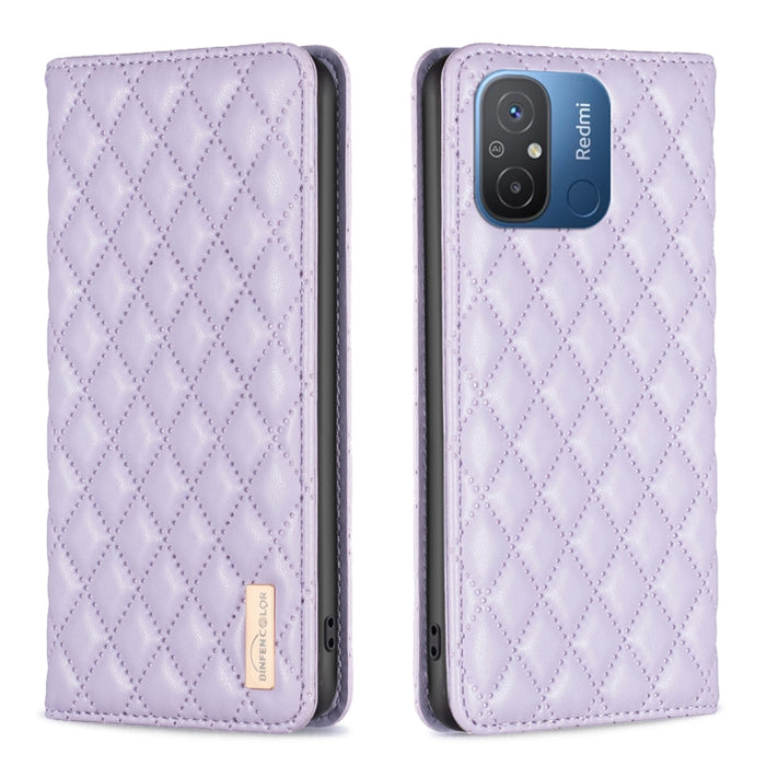 Estuche para teléfono con tapa de cuero magnético Diamond Lattice, For vivo Y02 4G, For Xiaomi Redmi 12C, For Xiaomi Redmi K60 / K60 Pro, For Xiaomi Redmi Note 12 Pro+ Global, For Xiaomi Redmi Note 12 Pro 5G Global, For Xiaomi Redmi Note 12 Global