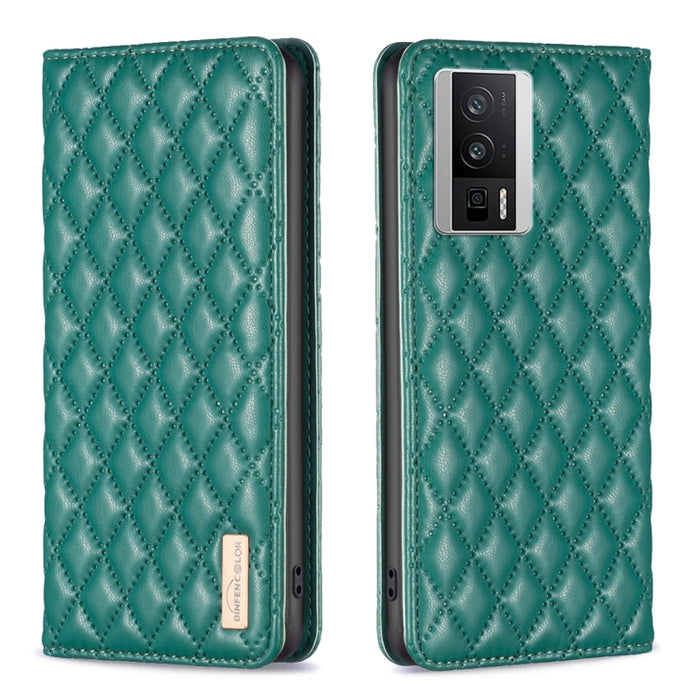 Estuche para teléfono con tapa de cuero magnético Diamond Lattice, For vivo Y02 4G, For Xiaomi Redmi 12C, For Xiaomi Redmi K60 / K60 Pro, For Xiaomi Redmi Note 12 Pro+ Global, For Xiaomi Redmi Note 12 Pro 5G Global, For Xiaomi Redmi Note 12 Global