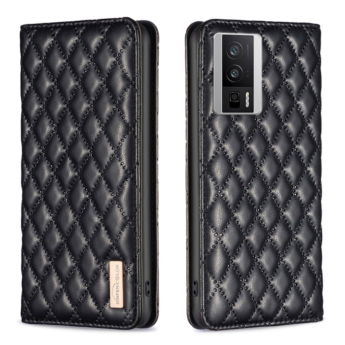 Estuche para teléfono con tapa de cuero magnético Diamond Lattice, For vivo Y02 4G, For Xiaomi Redmi 12C, For Xiaomi Redmi K60 / K60 Pro, For Xiaomi Redmi Note 12 Pro+ Global, For Xiaomi Redmi Note 12 Pro 5G Global, For Xiaomi Redmi Note 12 Global
