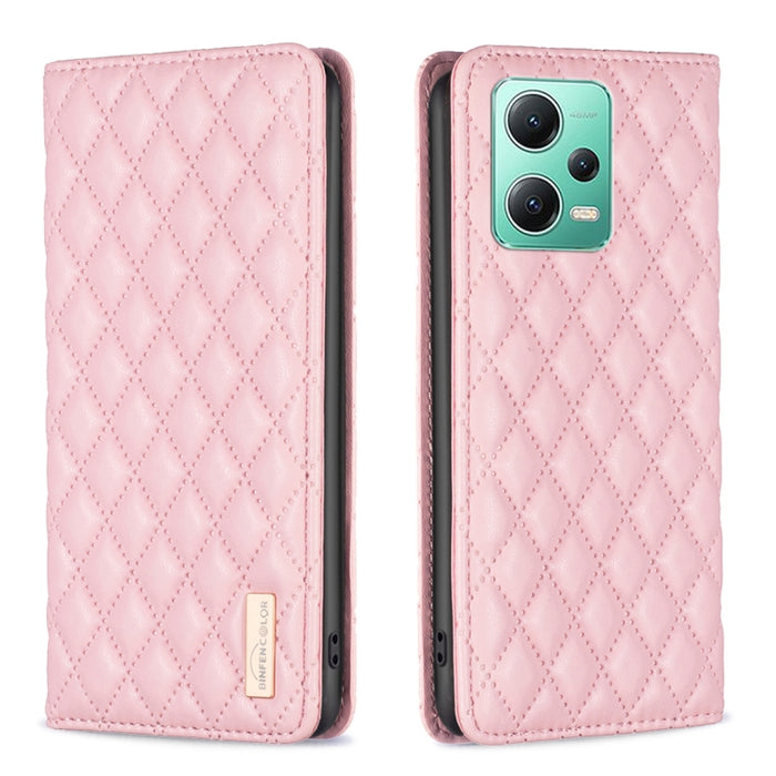 Estuche para teléfono con tapa de cuero magnético Diamond Lattice, For vivo Y02 4G, For Xiaomi Redmi 12C, For Xiaomi Redmi K60 / K60 Pro, For Xiaomi Redmi Note 12 Pro+ Global, For Xiaomi Redmi Note 12 Pro 5G Global, For Xiaomi Redmi Note 12 Global