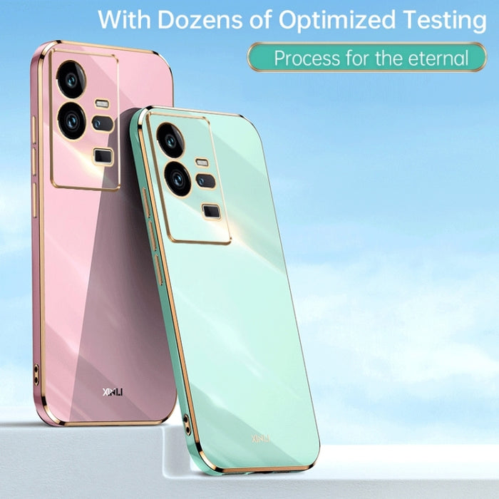 XINLI Straight Edge 6D Electroplate TPU Funda para teléfono, For vivo iQOO 11 Pro 5G, For Xiaomi Redmi 12C 4G, For Xiaomi Redmi Note 12 Pro Speed, For Honor 80 GT 5G, For Honor 80 Pro Flat