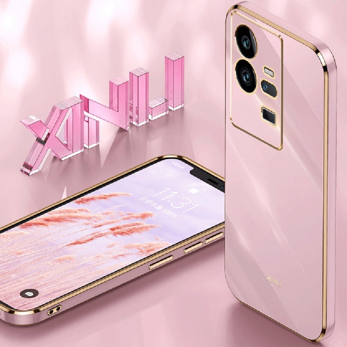 XINLI Straight Edge 6D Electroplate TPU Funda para teléfono, For vivo iQOO 11 Pro 5G, For Xiaomi Redmi 12C 4G, For Xiaomi Redmi Note 12 Pro Speed, For Honor 80 GT 5G, For Honor 80 Pro Flat
