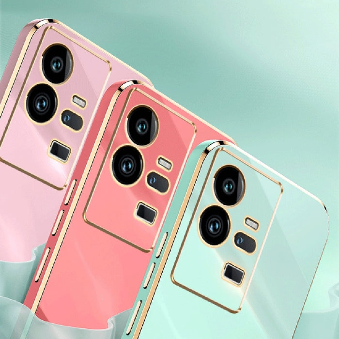 XINLI Straight Edge 6D Electroplate TPU Funda para teléfono, For vivo iQOO 11 Pro 5G, For Xiaomi Redmi 12C 4G, For Xiaomi Redmi Note 12 Pro Speed, For Honor 80 GT 5G, For Honor 80 Pro Flat