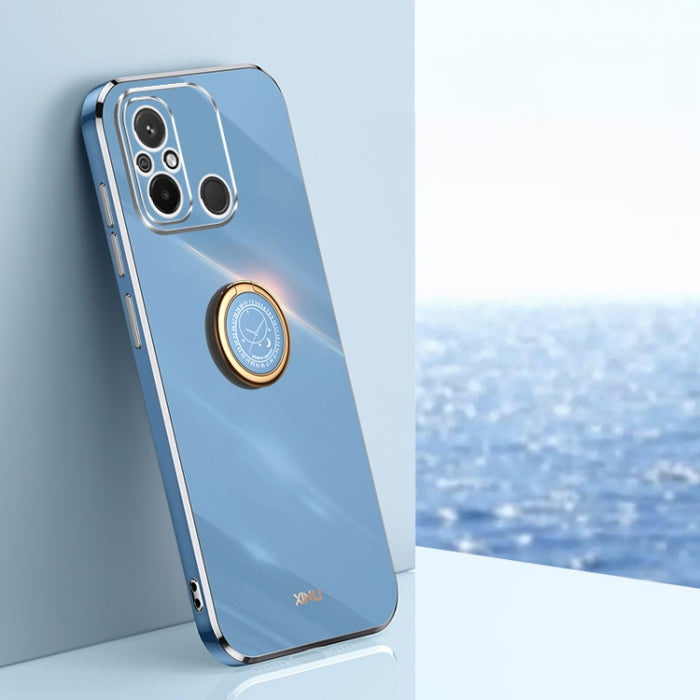 XINLI Straight Edge 6D Electroplate TPU Funda para teléfono con soporte para anillo, For vivo iQOO 11 Pro 5G, For Xiaomi Redmi 12C 4G, For Xiaomi Redmi Note 12 Pro Speed, For Honor 80 GT 5G, For Honor 80 Pro Flat