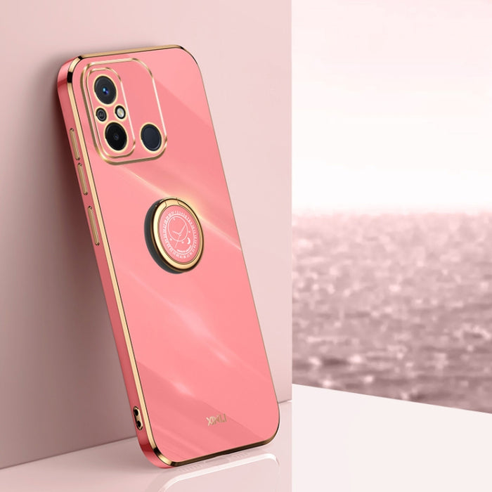 XINLI Straight Edge 6D Electroplate TPU Funda para teléfono con soporte para anillo, For vivo iQOO 11 Pro 5G, For Xiaomi Redmi 12C 4G, For Xiaomi Redmi Note 12 Pro Speed, For Honor 80 GT 5G, For Honor 80 Pro Flat