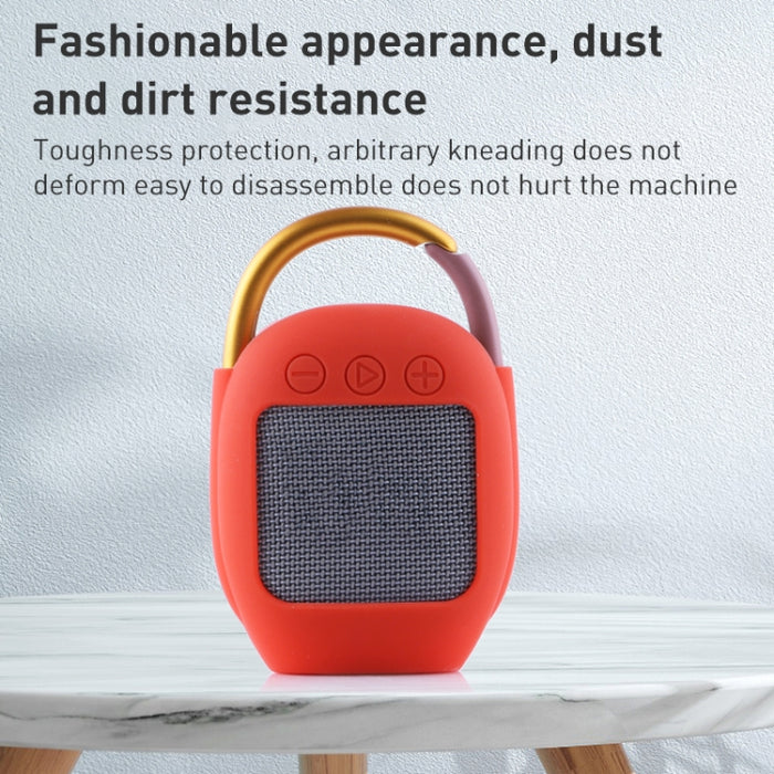 Estuche protector de silicona para altavoz inalámbrico Bluetooth, For JBL Clip 4