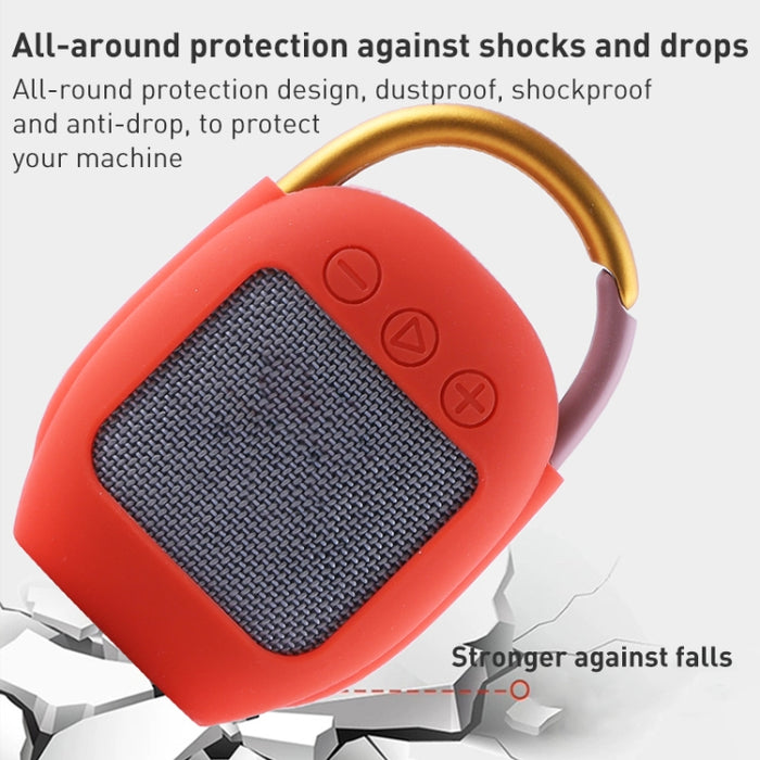 Estuche protector de silicona para altavoz inalámbrico Bluetooth, For JBL Clip 4