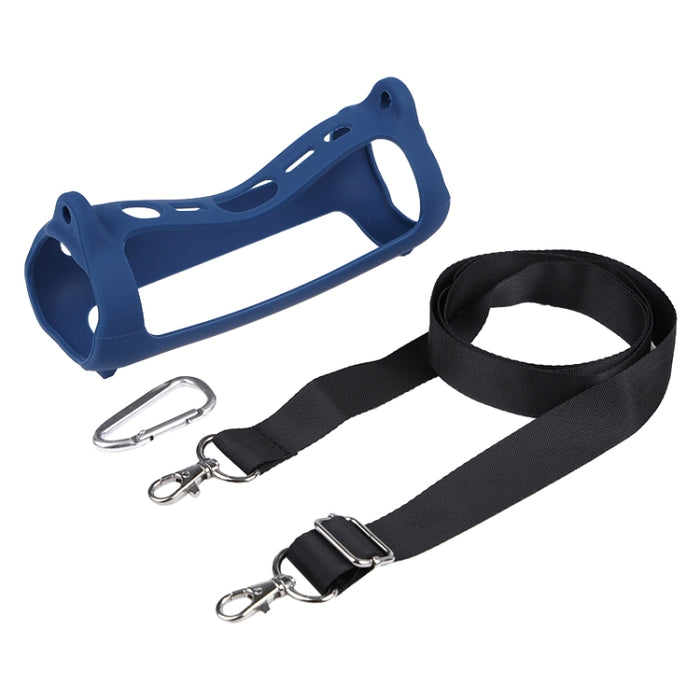 Estuche de silicona portátil para altavoz Bluetooth con correa para el hombro, Black, Red, Blue