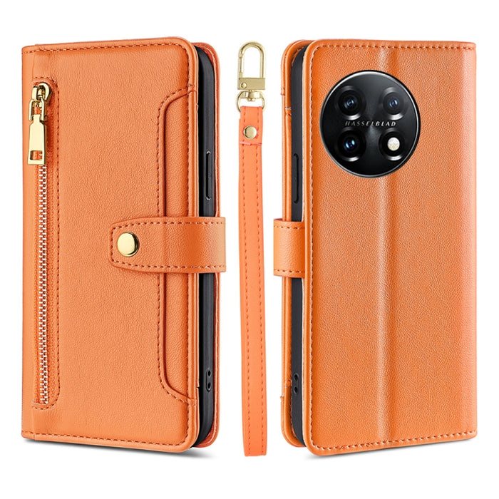 Estuche para teléfono de cuero con cremallera cruzada con textura de oveja, For TCL 405 / 406 / 408, For vivo S16 / S16 Pro, For vivo Y02 4G, For Fujitsu Arrows N F-51C, For Xiaomi Redmi K60E, For Xiaomi Redmi K60 / K60 Pro, For Honor 80 GT            ...