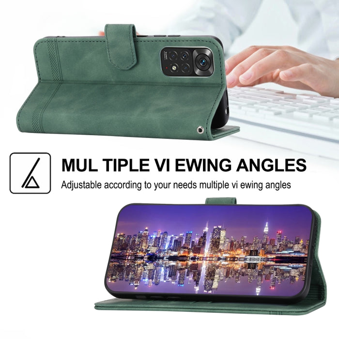 Dierfeng Dream Line TPU + Funda de cuero PU para teléfono, For Xiaomi Redmi Note 11 / Note 11S, For Xiaomi Redmi Note 11 Pro Foreign, For Xiaomi Redmi 10C, For Xiaomi Redmi 10A, For Xiaomi Redmi Note 11 Pro Max, For Xiaomi Redmi A1 4G                  ...