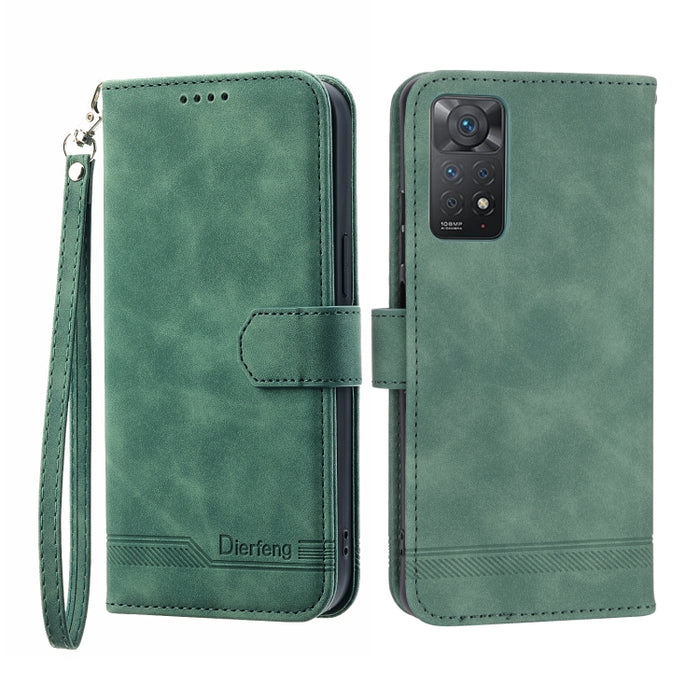 Dierfeng Dream Line TPU + Funda de cuero PU para teléfono, For Xiaomi Redmi Note 11 / Note 11S, For Xiaomi Redmi Note 11 Pro Foreign, For Xiaomi Redmi 10C, For Xiaomi Redmi 10A, For Xiaomi Redmi Note 11 Pro Max, For Xiaomi Redmi A1 4G                  ...