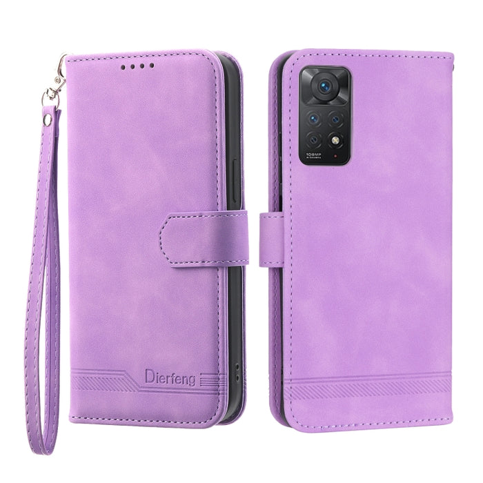 Dierfeng Dream Line TPU + Funda de cuero PU para teléfono, For Xiaomi Redmi Note 11 / Note 11S, For Xiaomi Redmi Note 11 Pro Foreign, For Xiaomi Redmi 10C, For Xiaomi Redmi 10A, For Xiaomi Redmi Note 11 Pro Max, For Xiaomi Redmi A1 4G                  ...