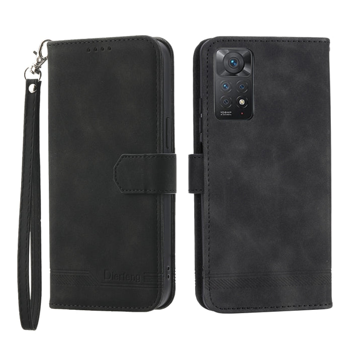 Dierfeng Dream Line TPU + Funda de cuero PU para teléfono, For Xiaomi Redmi Note 11 / Note 11S, For Xiaomi Redmi Note 11 Pro Foreign, For Xiaomi Redmi 10C, For Xiaomi Redmi 10A, For Xiaomi Redmi Note 11 Pro Max, For Xiaomi Redmi A1 4G                  ...