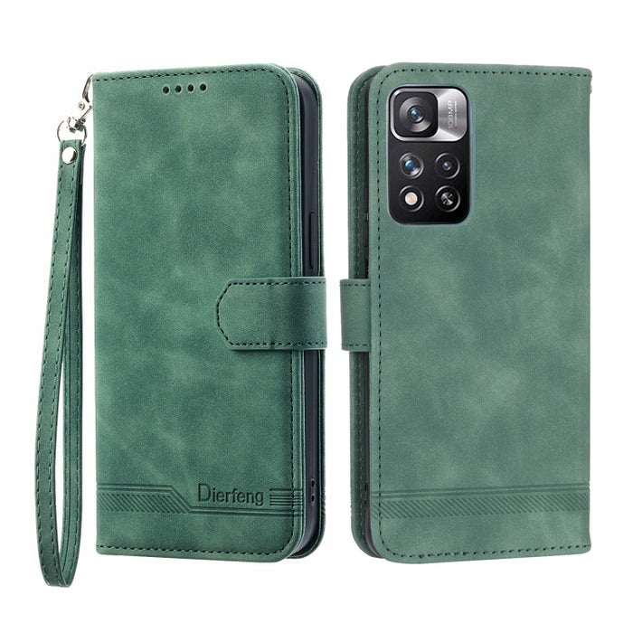Dierfeng Dream Line TPU + Funda de cuero PU para teléfono, For Xiaomi Redmi Note 11 / Note 11S, For Xiaomi Redmi Note 11 Pro Foreign, For Xiaomi Redmi 10C, For Xiaomi Redmi 10A, For Xiaomi Redmi Note 11 Pro Max, For Xiaomi Redmi A1 4G                  ...