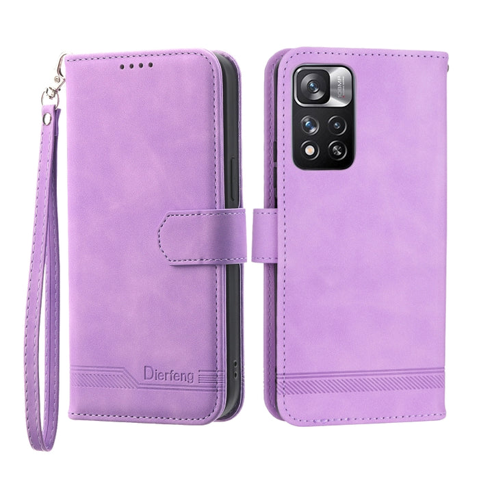 Dierfeng Dream Line TPU + Funda de cuero PU para teléfono, For Xiaomi Redmi Note 11 / Note 11S, For Xiaomi Redmi Note 11 Pro Foreign, For Xiaomi Redmi 10C, For Xiaomi Redmi 10A, For Xiaomi Redmi Note 11 Pro Max, For Xiaomi Redmi A1 4G                  ...