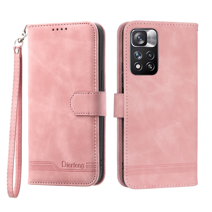 Dierfeng Dream Line TPU + Funda de cuero PU para teléfono, For Xiaomi Redmi Note 11 / Note 11S, For Xiaomi Redmi Note 11 Pro Foreign, For Xiaomi Redmi 10C, For Xiaomi Redmi 10A, For Xiaomi Redmi Note 11 Pro Max, For Xiaomi Redmi A1 4G                  ...