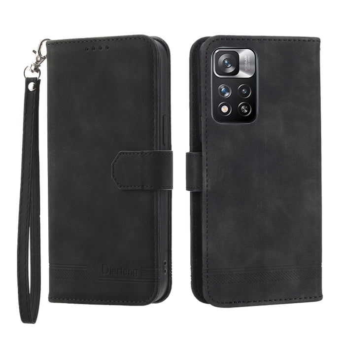 Dierfeng Dream Line TPU + Funda de cuero PU para teléfono, For Xiaomi Redmi Note 11 / Note 11S, For Xiaomi Redmi Note 11 Pro Foreign, For Xiaomi Redmi 10C, For Xiaomi Redmi 10A, For Xiaomi Redmi Note 11 Pro Max, For Xiaomi Redmi A1 4G                  ...