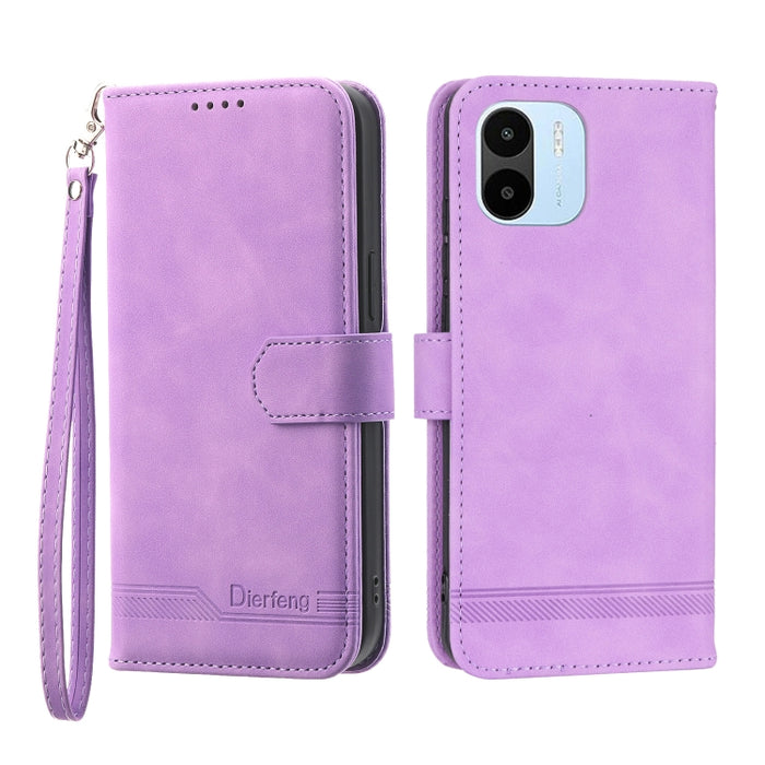 Dierfeng Dream Line TPU + Funda de cuero PU para teléfono, For Xiaomi Redmi Note 11 / Note 11S, For Xiaomi Redmi Note 11 Pro Foreign, For Xiaomi Redmi 10C, For Xiaomi Redmi 10A, For Xiaomi Redmi Note 11 Pro Max, For Xiaomi Redmi A1 4G                  ...