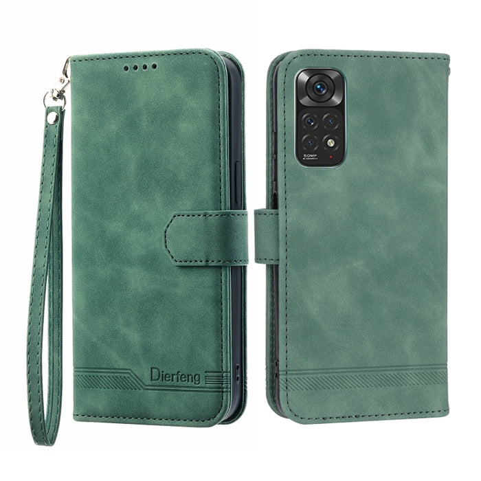 Dierfeng Dream Line TPU + Funda de cuero PU para teléfono, For Xiaomi Redmi Note 11 / Note 11S, For Xiaomi Redmi Note 11 Pro Foreign, For Xiaomi Redmi 10C, For Xiaomi Redmi 10A, For Xiaomi Redmi Note 11 Pro Max, For Xiaomi Redmi A1 4G                  ...