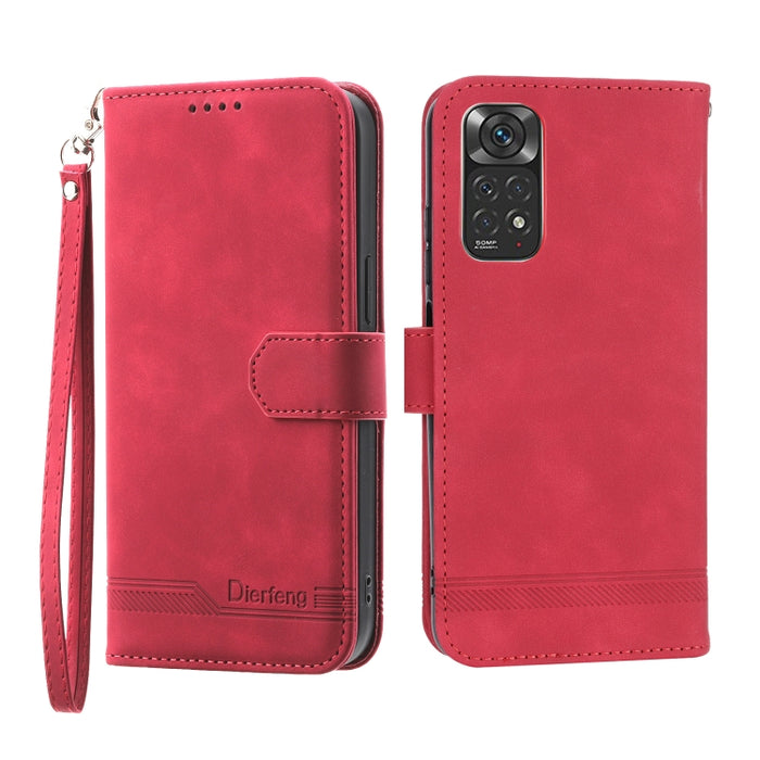 Dierfeng Dream Line TPU + Funda de cuero PU para teléfono, For Xiaomi Redmi Note 11 / Note 11S, For Xiaomi Redmi Note 11 Pro Foreign, For Xiaomi Redmi 10C, For Xiaomi Redmi 10A, For Xiaomi Redmi Note 11 Pro Max, For Xiaomi Redmi A1 4G                  ...