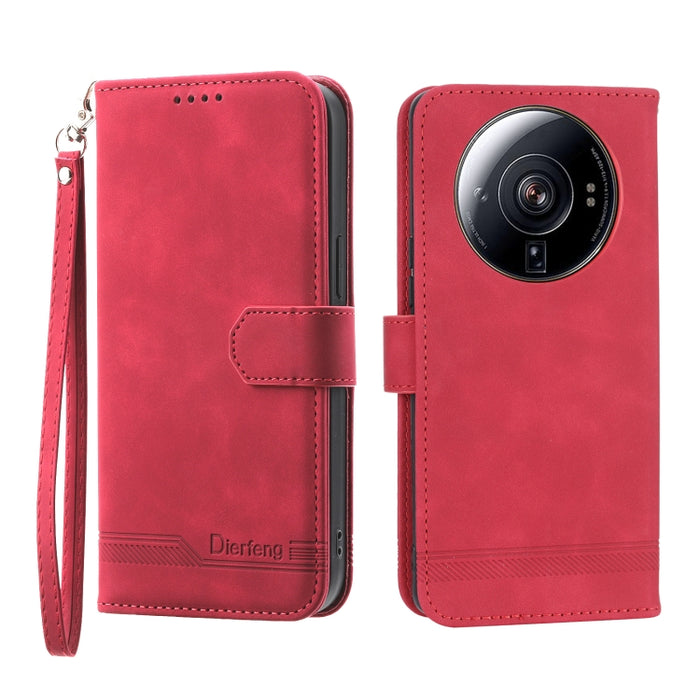 Dierfeng Dream Line TPU + Funda de cuero PU para teléfono, For Xiaomi 12 Ultra, For Xiaomi 13, For Xiaomi 13 Pro, For Xiaomi Poco C40