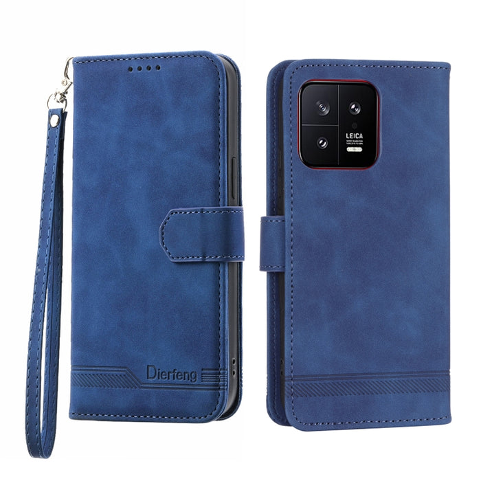 Dierfeng Dream Line TPU + Funda de cuero PU para teléfono, For Xiaomi 12 Ultra, For Xiaomi 13, For Xiaomi 13 Pro, For Xiaomi Poco C40
