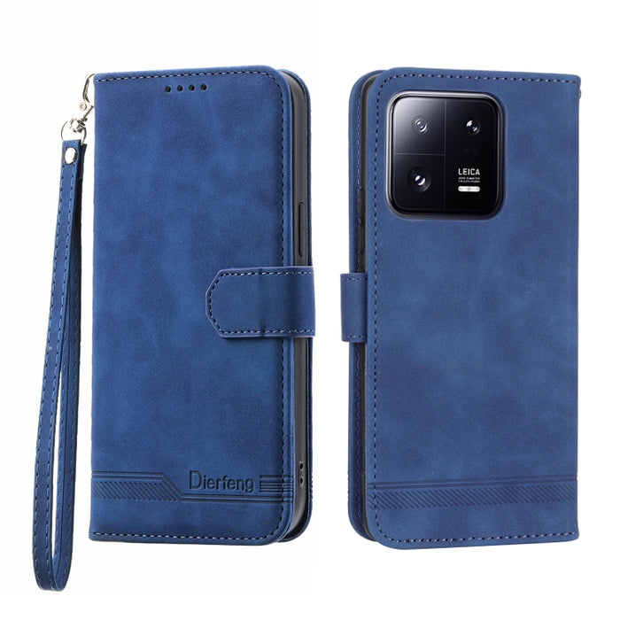 Dierfeng Dream Line TPU + Funda de cuero PU para teléfono, For Xiaomi 12 Ultra, For Xiaomi 13, For Xiaomi 13 Pro, For Xiaomi Poco C40