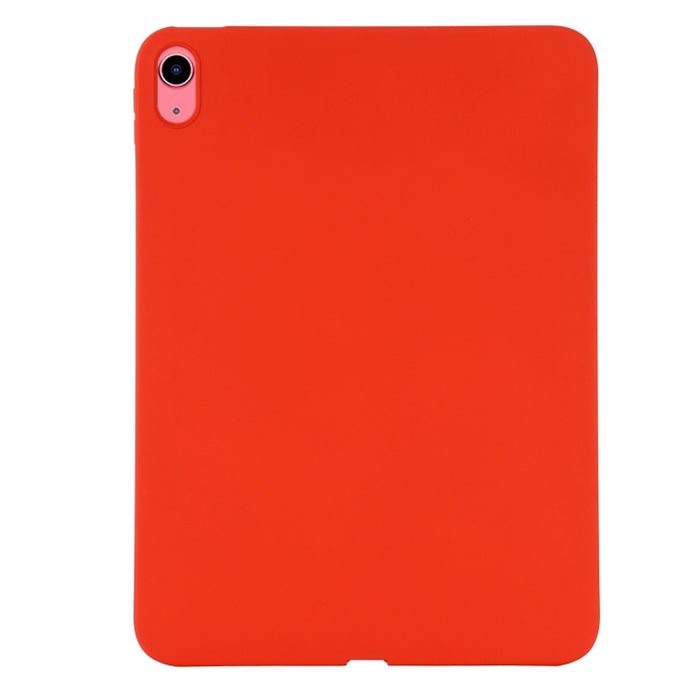 Funda de tableta de cobertura total a prueba de caídas de silicona líquida de color sólido, For iPad 10th Gen 10.9 2022