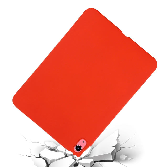 Funda de tableta de cobertura total a prueba de caídas de silicona líquida de color sólido, For iPad 10th Gen 10.9 2022