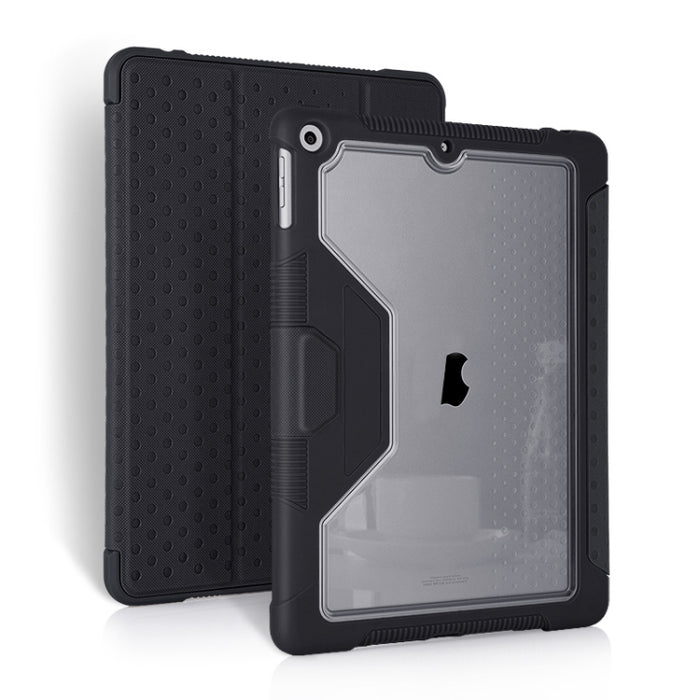 Estuche de tableta de cuero inteligente para PC de acrílico TPU de 3 pliegues, For iPad 10.2 2019 / 10.2 2020 / 10.2 2021