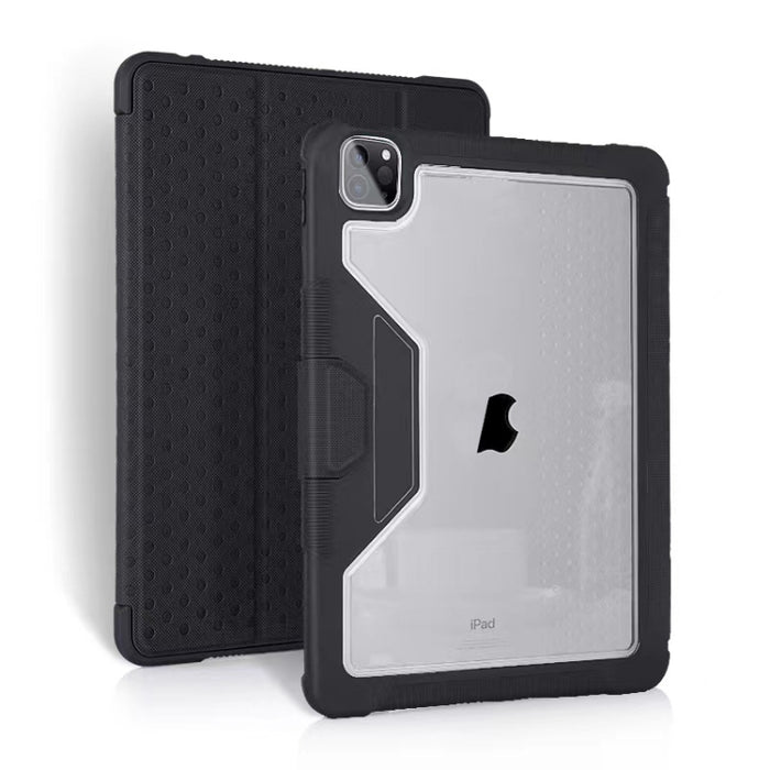 Funda de cuero inteligente para tableta de PC acrílica de TPU de 3 pliegues para iPad Pro 11 2018/2020/2021/Air 10,9 2020/Air 10,9 2022