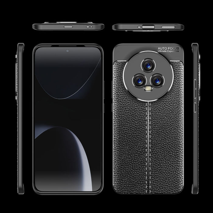 Funda de teléfono TPU a prueba de golpes con textura Litchi, For OnePlus Ace 2/11R, For Xiaomi Redmi Note 12 Pro 5G Global, For Honor Magic5, For Honor Magic5 Pro