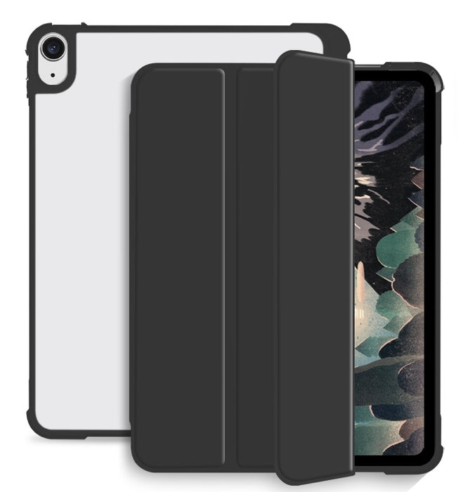 Estuche para tableta de cuero inteligente a prueba de golpes de 3 pliegues, For iPad mini 6 / mini 2024, For iPad 10.2 2021 / 2020 / 2019, For iPad 10th Gen 10.9 2022, For iPad Air 2020 / 2022 10.9