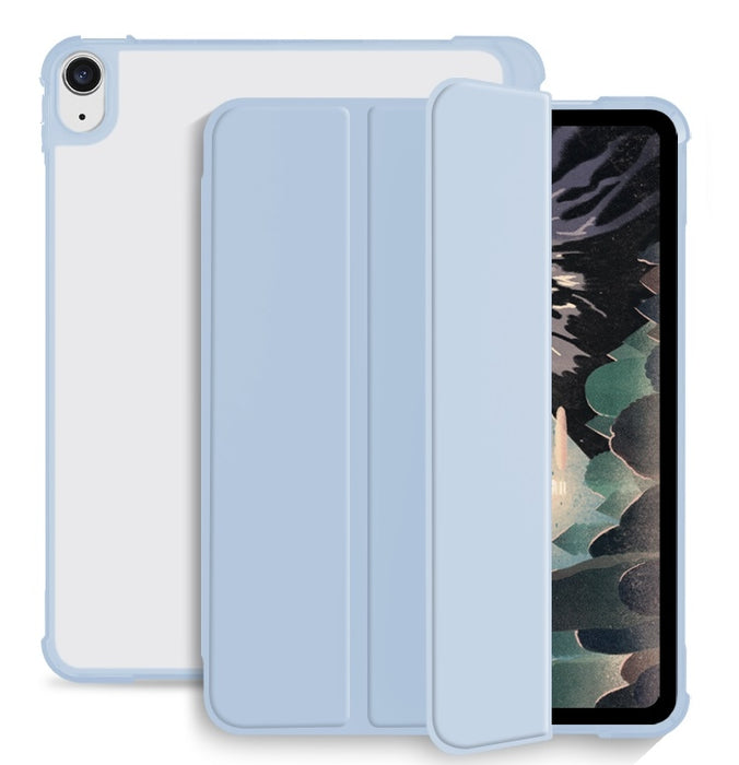 Estuche para tableta de cuero inteligente a prueba de golpes de 3 pliegues, For iPad mini 6 / mini 2024, For iPad 10.2 2021 / 2020 / 2019, For iPad 10th Gen 10.9 2022, For iPad Air 2020 / 2022 10.9