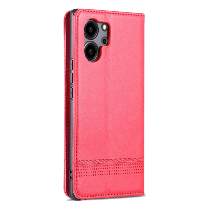 AZNS Funda de cuero con tapa magnética con textura de becerro para teléfono, For Honor 80 SE, For Samsung Galaxy A04e, For Xiaomi 13