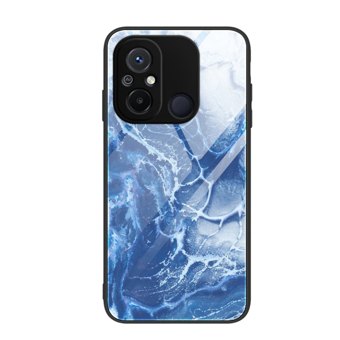 Caja de teléfono de vidrio con patrón de mármol, For Xiaomi Redmi 12C, For Xiaomi Redmi K60/K60 Pro, For Xiaomi Redmi K60E, For Samsung Galaxy A04e, For Samsung Galaxy A14 5G, For Samsung Galaxy A34 5G, For Samsung Galaxy A54 5G