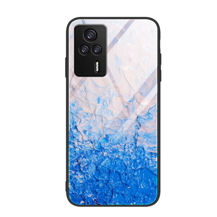 Caja de teléfono de vidrio con patrón de mármol, For Xiaomi Redmi 12C, For Xiaomi Redmi K60/K60 Pro, For Xiaomi Redmi K60E, For Samsung Galaxy A04e, For Samsung Galaxy A14 5G, For Samsung Galaxy A34 5G, For Samsung Galaxy A54 5G