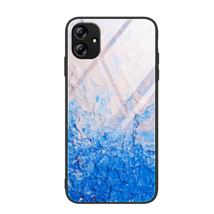 Caja de teléfono de vidrio con patrón de mármol, For Xiaomi Redmi 12C, For Xiaomi Redmi K60/K60 Pro, For Xiaomi Redmi K60E, For Samsung Galaxy A04e, For Samsung Galaxy A14 5G, For Samsung Galaxy A34 5G, For Samsung Galaxy A54 5G
