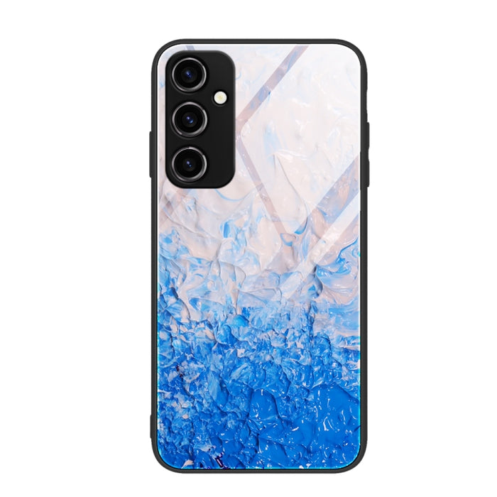 Caja de teléfono de vidrio con patrón de mármol, For Xiaomi Redmi 12C, For Xiaomi Redmi K60/K60 Pro, For Xiaomi Redmi K60E, For Samsung Galaxy A04e, For Samsung Galaxy A14 5G, For Samsung Galaxy A34 5G, For Samsung Galaxy A54 5G